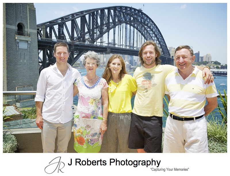 Professional Family Portraits Sydney during Extended Family Christmas Lunch at family home Milsons Point